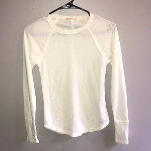 White/cream XS long sleeve from Hollister.